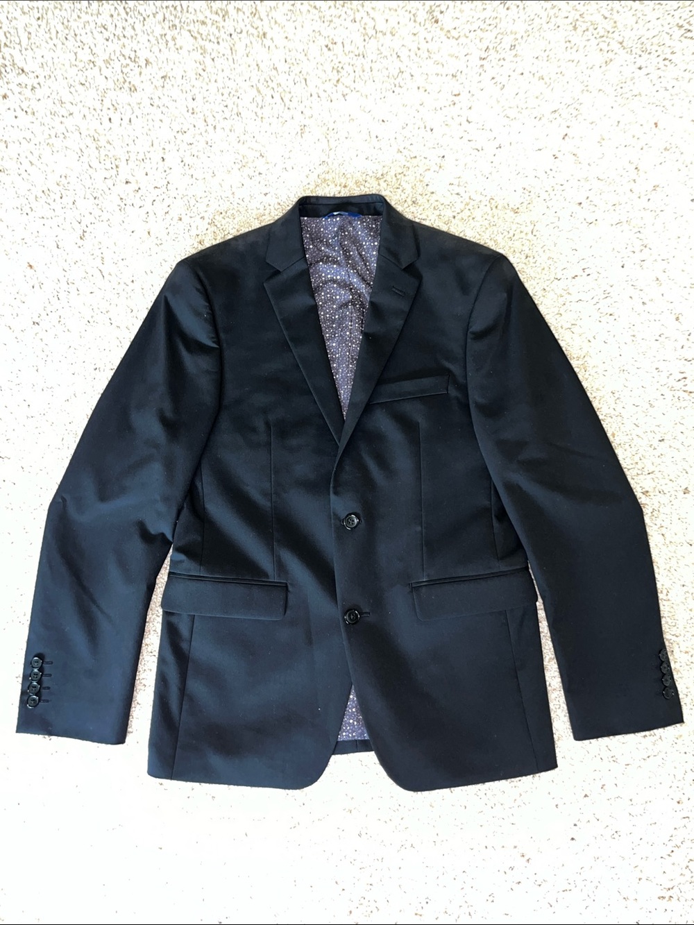 Apt. 9 Black Two-Button Sport Coat (Size 38R)